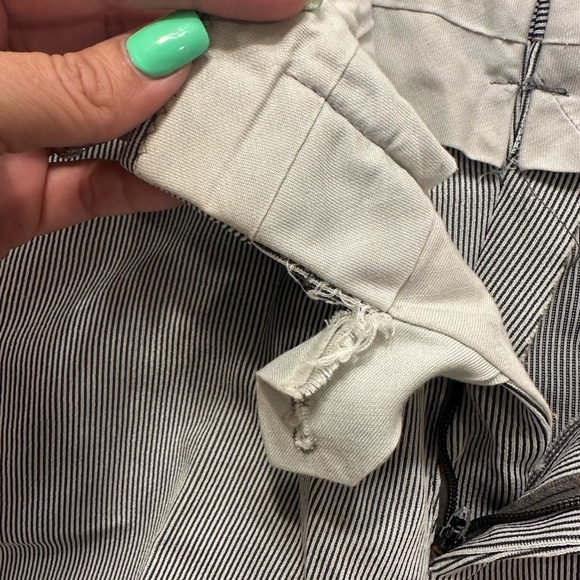 Glen Oaks No Iron Gray Pinstripe Dress Pants ~33x29 - Picture 7 of 14